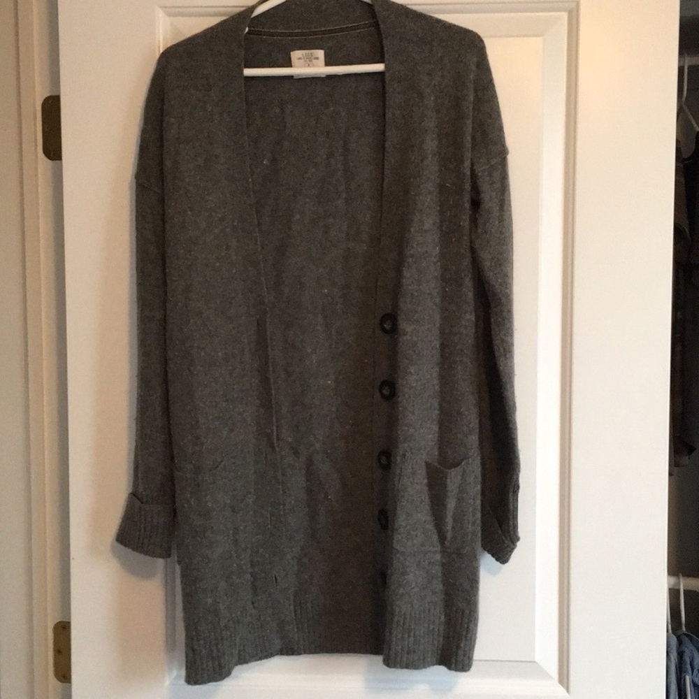 H&M Oversized Gray Cardigan